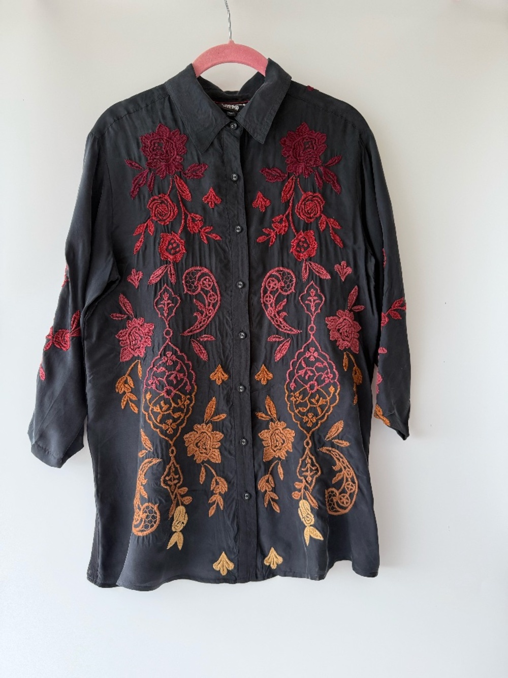 Johnny Was silk shirt
